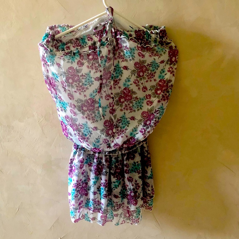 Floral Top / Tunic strapless